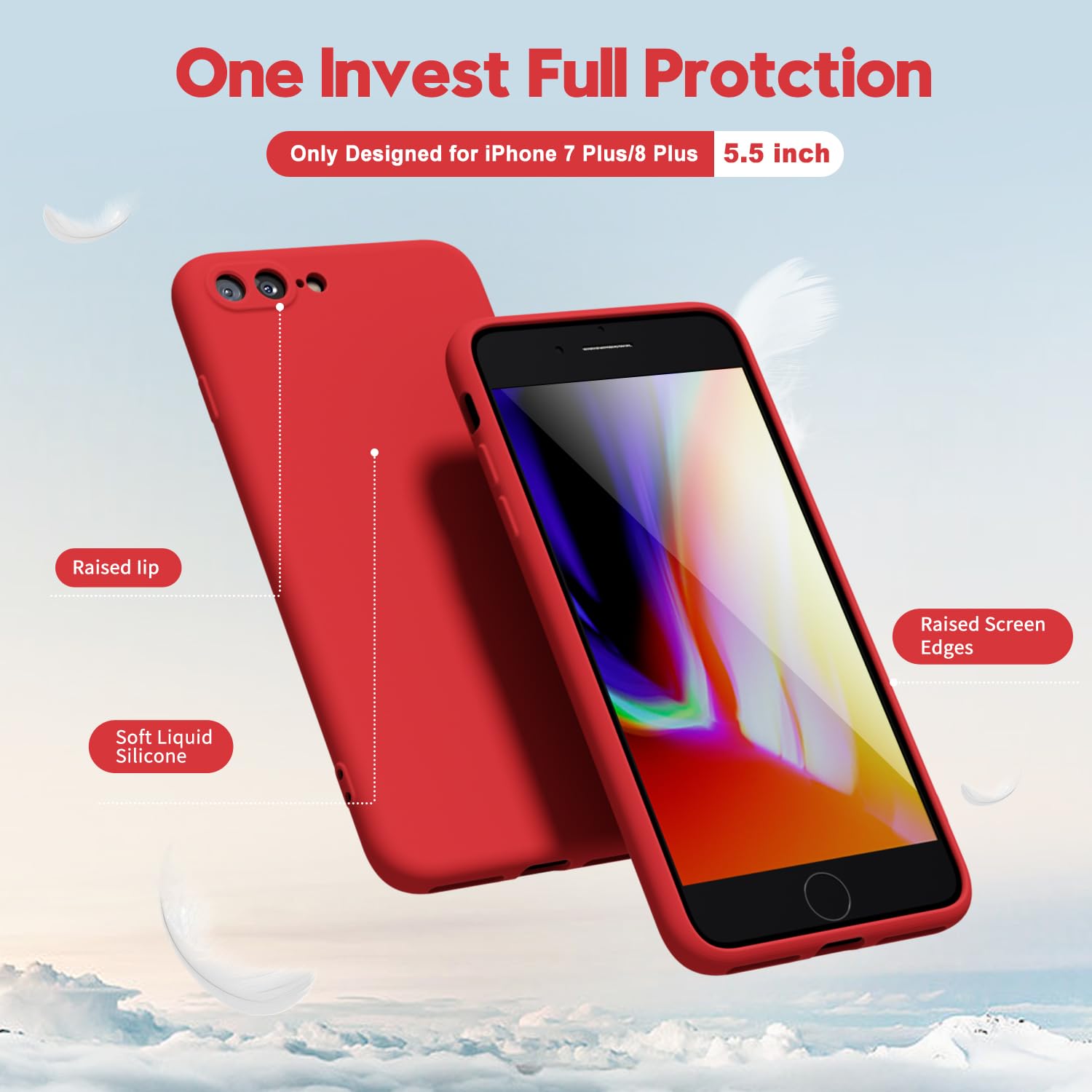oakxco for iPhone 16 Pro Max Case Liquid Silicone, Soft Rubber Gel Elegant Aesthetic Basic Simple Cover, Cute Thin Slim TPU Matte Solid Color Plain Smooth Case for Women Girl, Light Pink — view 1183
