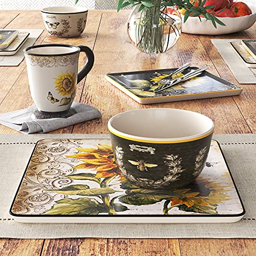 Certified International French Sunflower 16 Pc. Dinnerware Set, Service For 4, Multicolored #TOP5