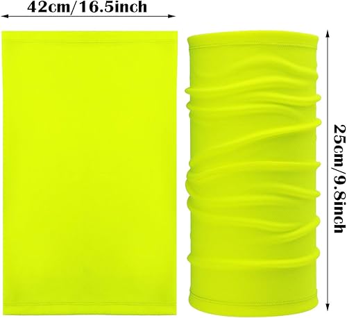 Miniatura 6 de Geyoga 6 piezas de protección UV para el verano, polaina de cuello refrescante, ropa para la cara, polaina para cuello, bufanda, protector solar,