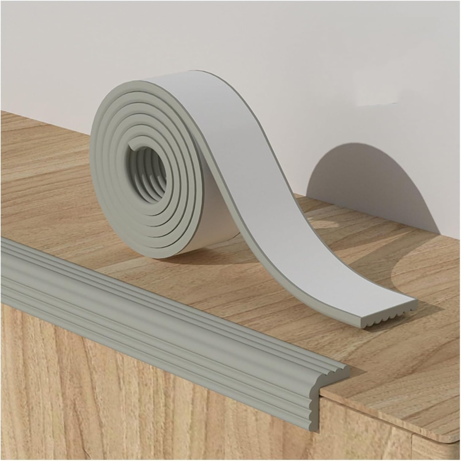 Protections d'angle, Protections de Bord en Mousse, Coussin en Mousse for Bords tranchants, Pare-Chocs, Bords tranchants, Table, Bureau, Meubles(Gray,5m)