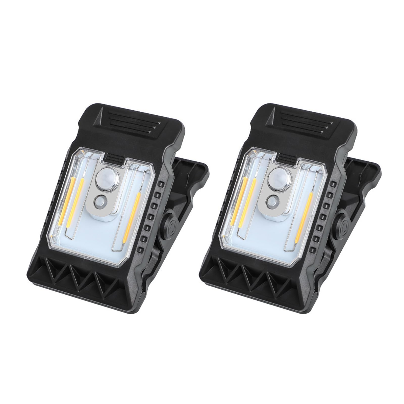 Maxtonser Solar Power Clip On Lamp Motion Detection High Brightness For Outdoor Camping Tent Pathway And Patio Lighting
