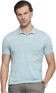 Men's Regular Fit Polo T-Shirt | Half Sleeve | Striped Collared Tee | Casual Everyday Wear | Stylish & Comfortable Tshirt for Men;