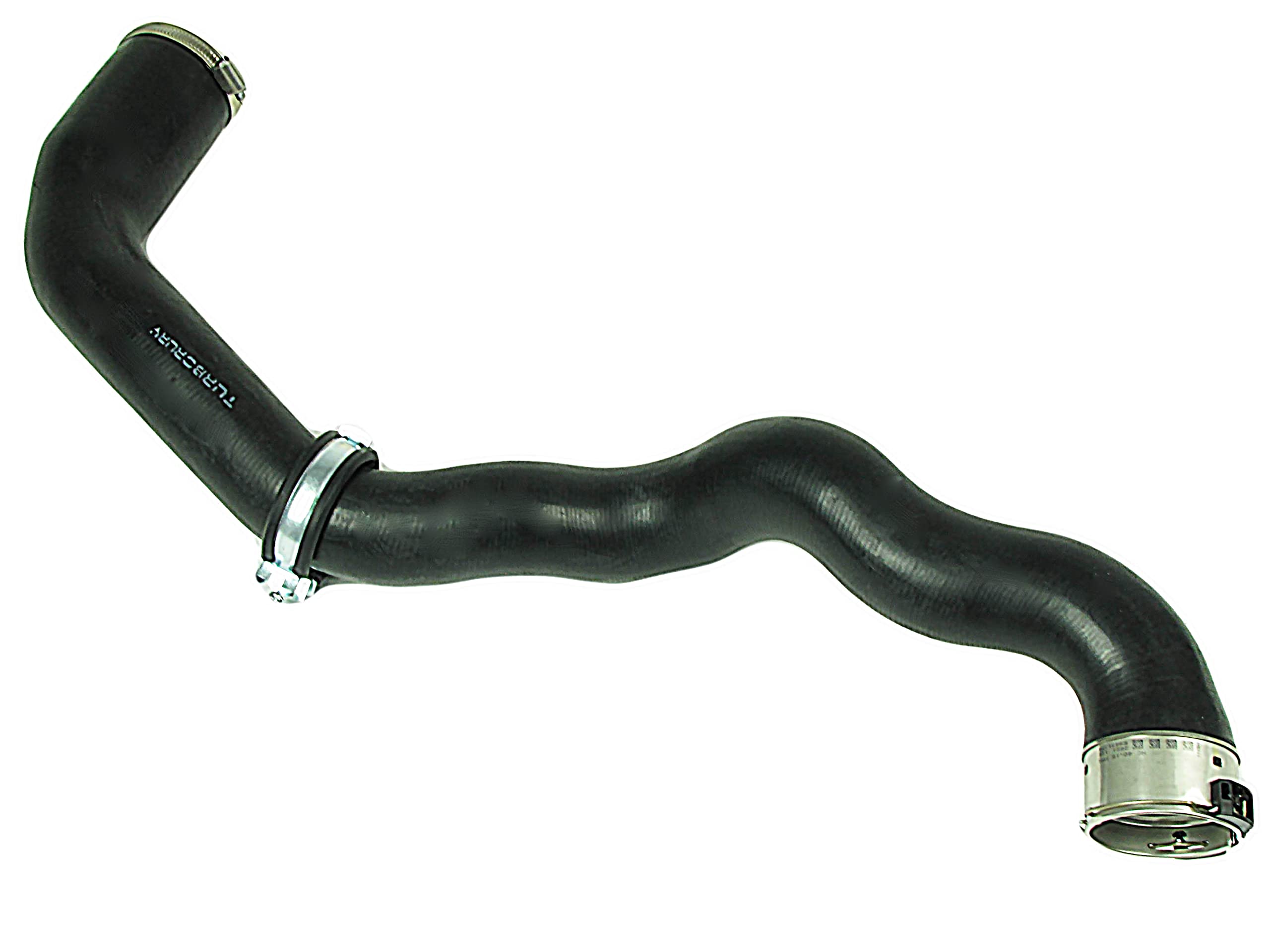 Zamiennik węża intercoolera kompatybilny z Opel Meriva B 1.6 CDTI NBR-CR guma wzmocniona kevlarem szybkozłączka średnica wewnętrzna 55mm grubość 5mm