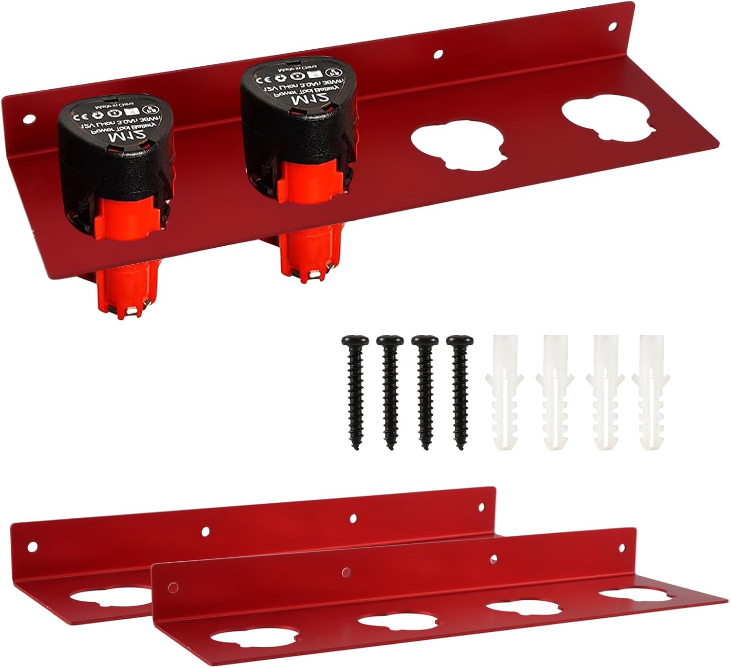 CALIDAKA M12 Battery Holder, 2pcs/Set Organizers Battery