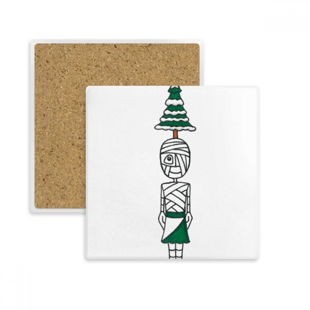 Sous-verre Egypte Momie Horus, cadeau de Noël original pour amateur d'histoire
