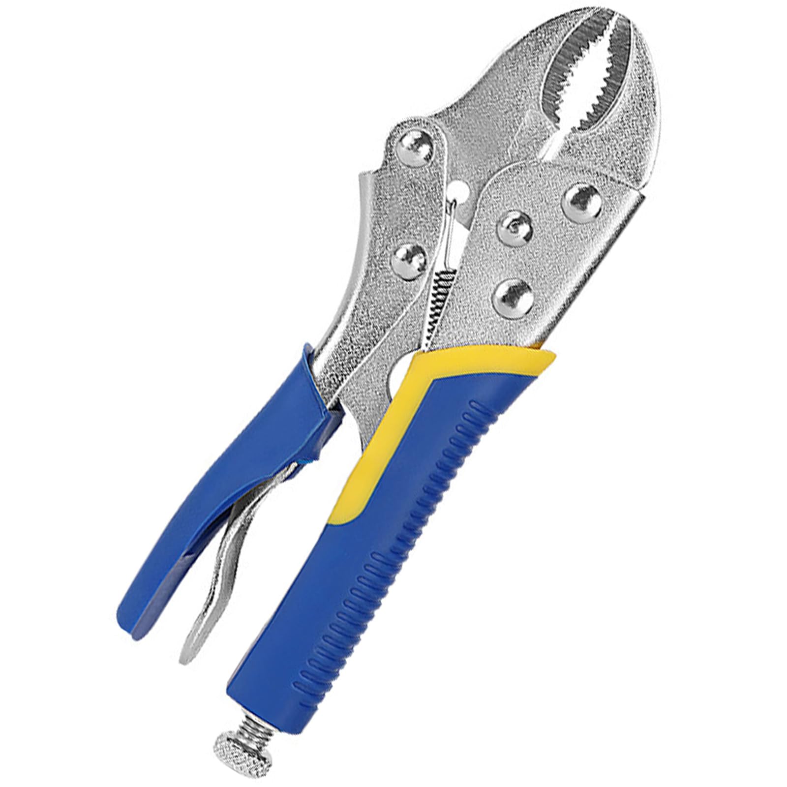 Gyjzzw A1 Locking Pliers, 10 Inch Curved Jaw Locking Vise Grips With Comfort Grip, Adjustable Wrench Pliers For Diy, Home Repair, Workshop, Construction (A1)