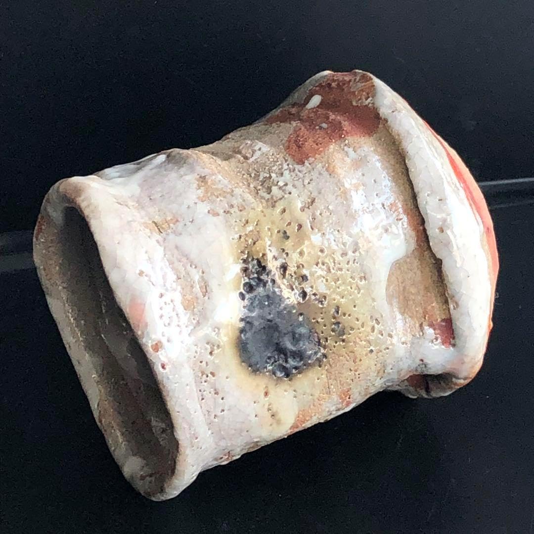 古美術品 釉薬の流れや溜まりがかなりステキな大きい深いお皿 古美術品