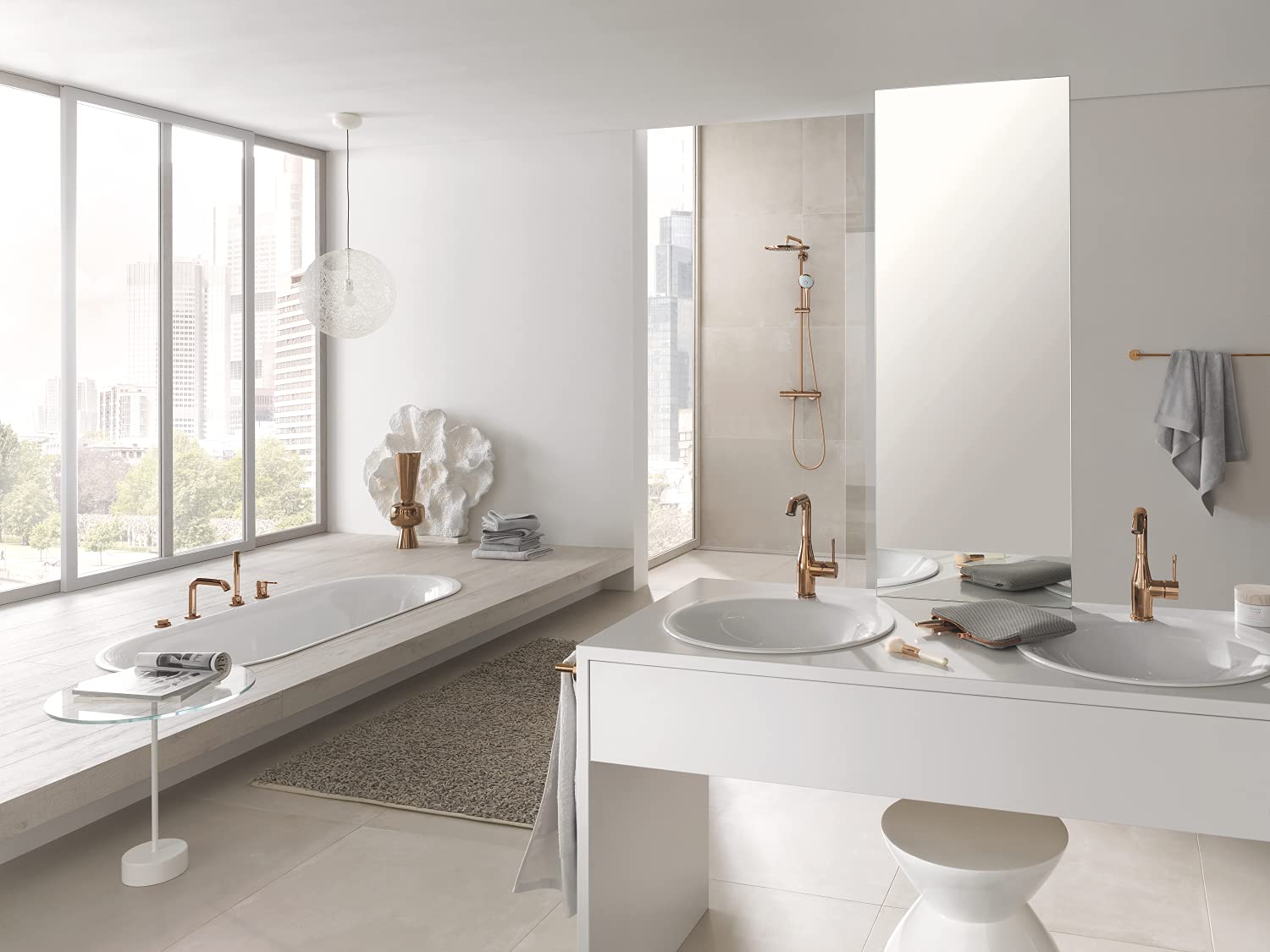Grohe - Essentials Soporte para vaso / dispensador - Hard Graphite