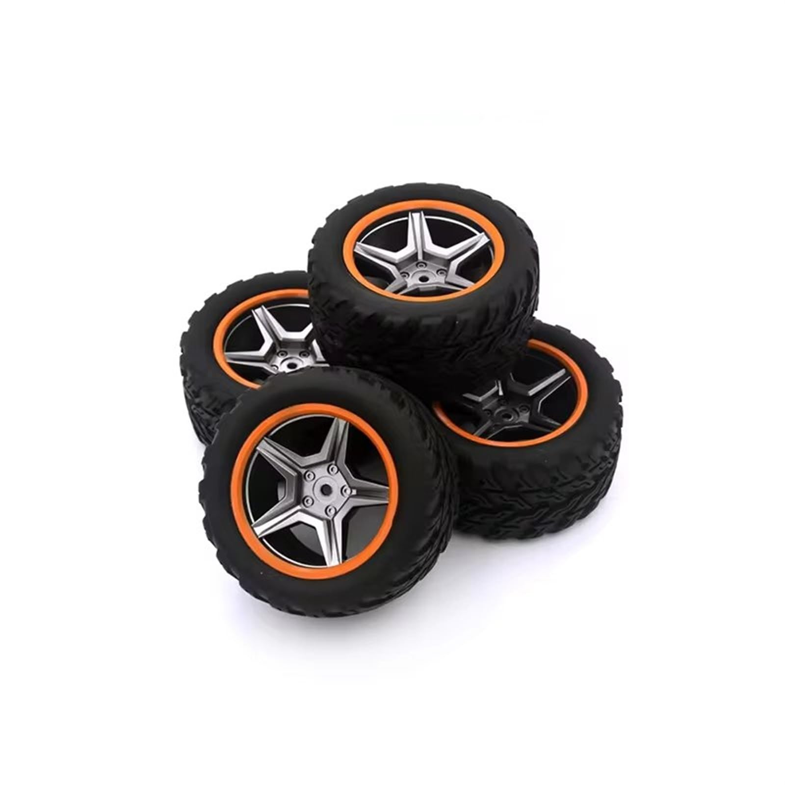 Neumáticos Coche RC para WLtoys 12409 104019-2237 12402-A 12409 104009 1/12 4 Uds Repuestos De Coche Teledirigido Neumáticos Ruedas Delanteras Y Traseras
