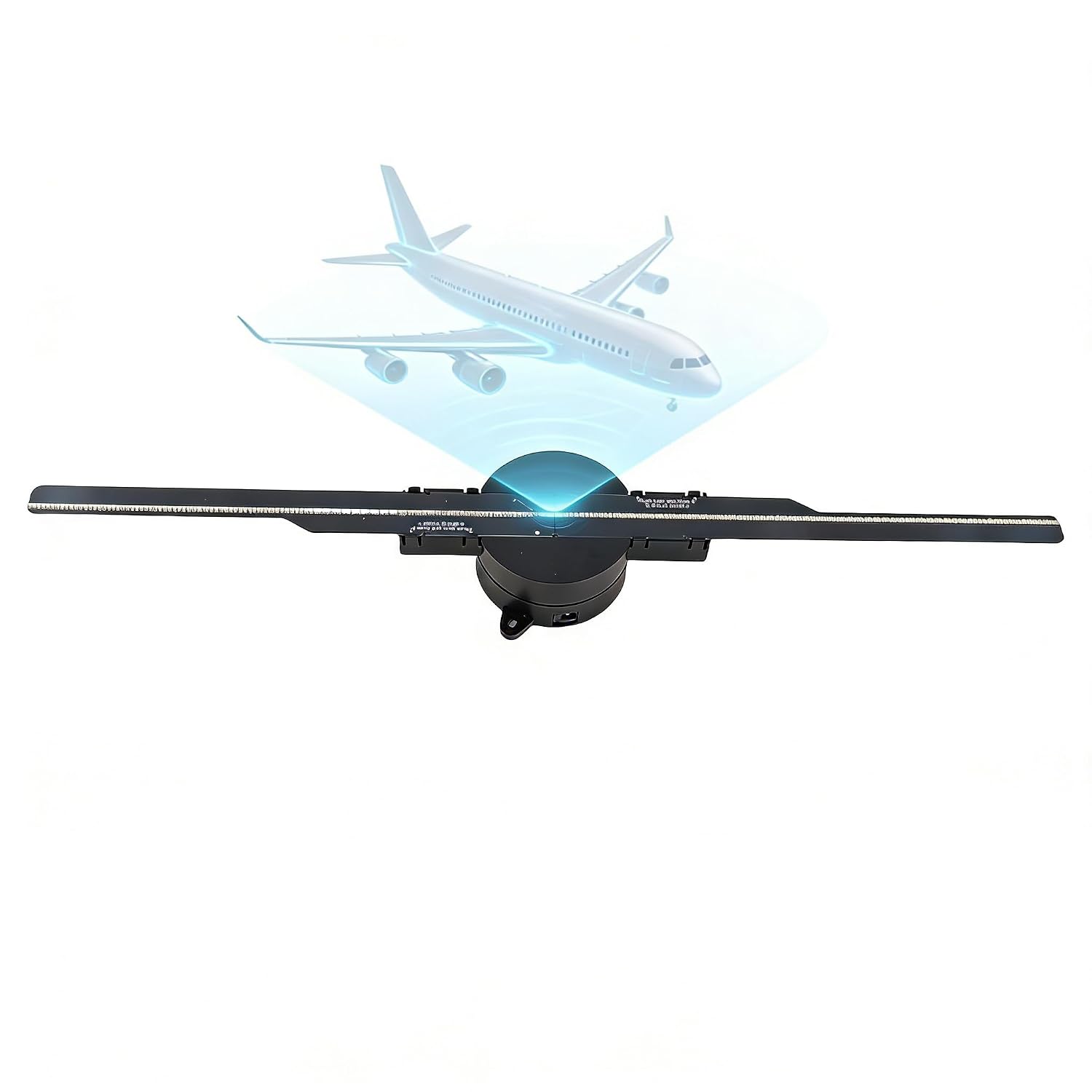 3 D hologram fan hologram projector 16.5 inch 2000 x 224 wifi 3 D projector 4 blades advertising display for business advertising for business signs bar halloween