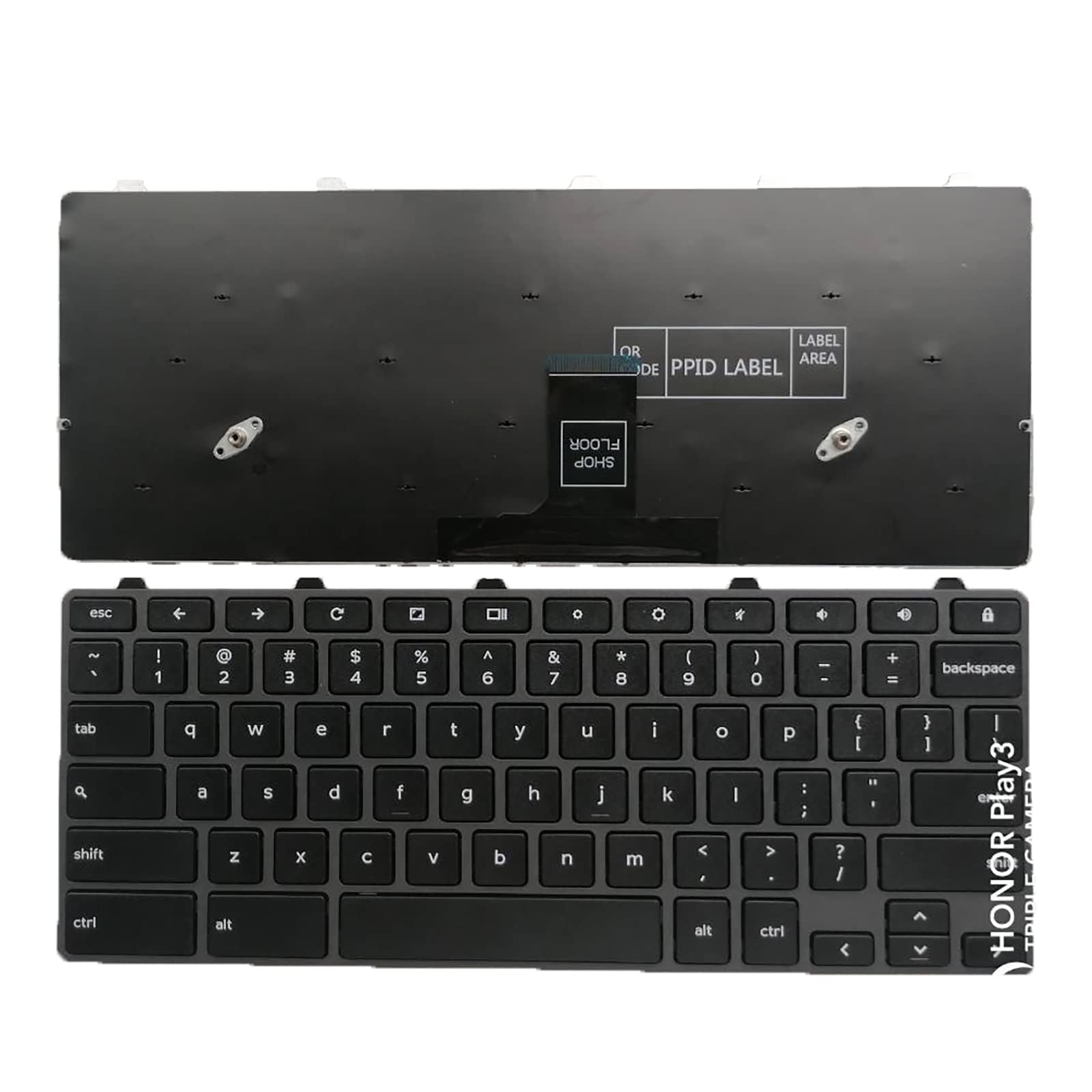 Amazon | Siakoocty ノートパソコン交換用USレイアウトキーボード Dell