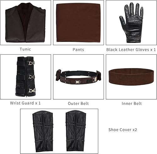 Miniatura 6 de Tunic Cosplay Costume Knight Halloween Full Set Uniform