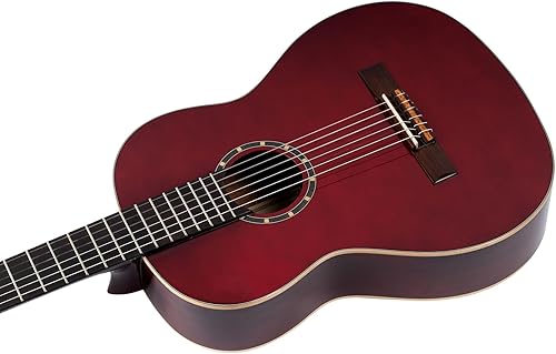 Miniatura 51 de Serie Familiar Guitarra Clásica de Nylon Tamaño 1/4 con Bolsa Tapa de cedro - Natural - Satén