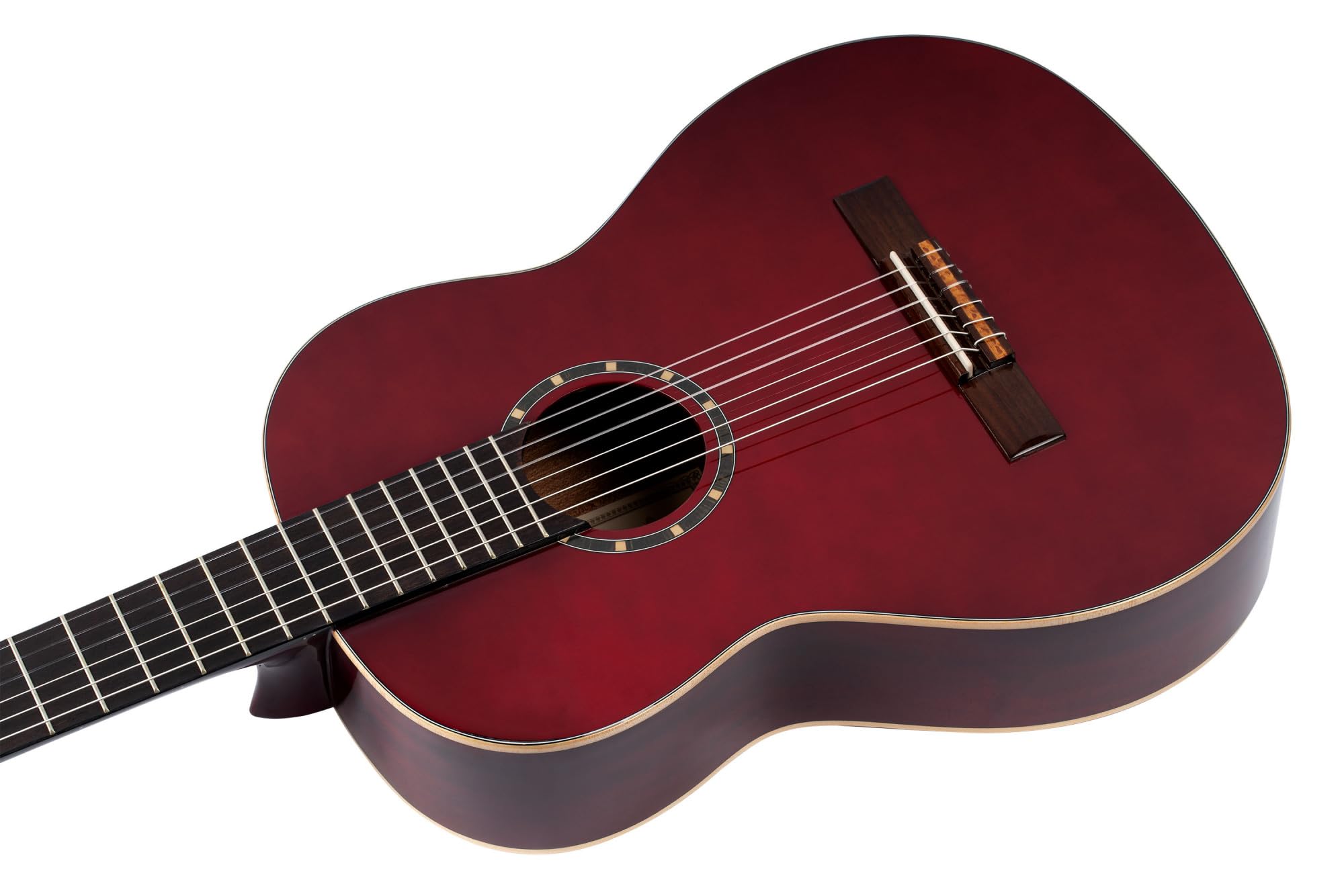 Ortega Guitars Chitarra Concerto Rossa Misura Standard - Serie Family - include Gig Bag - mogano/top in abete (R121WR)