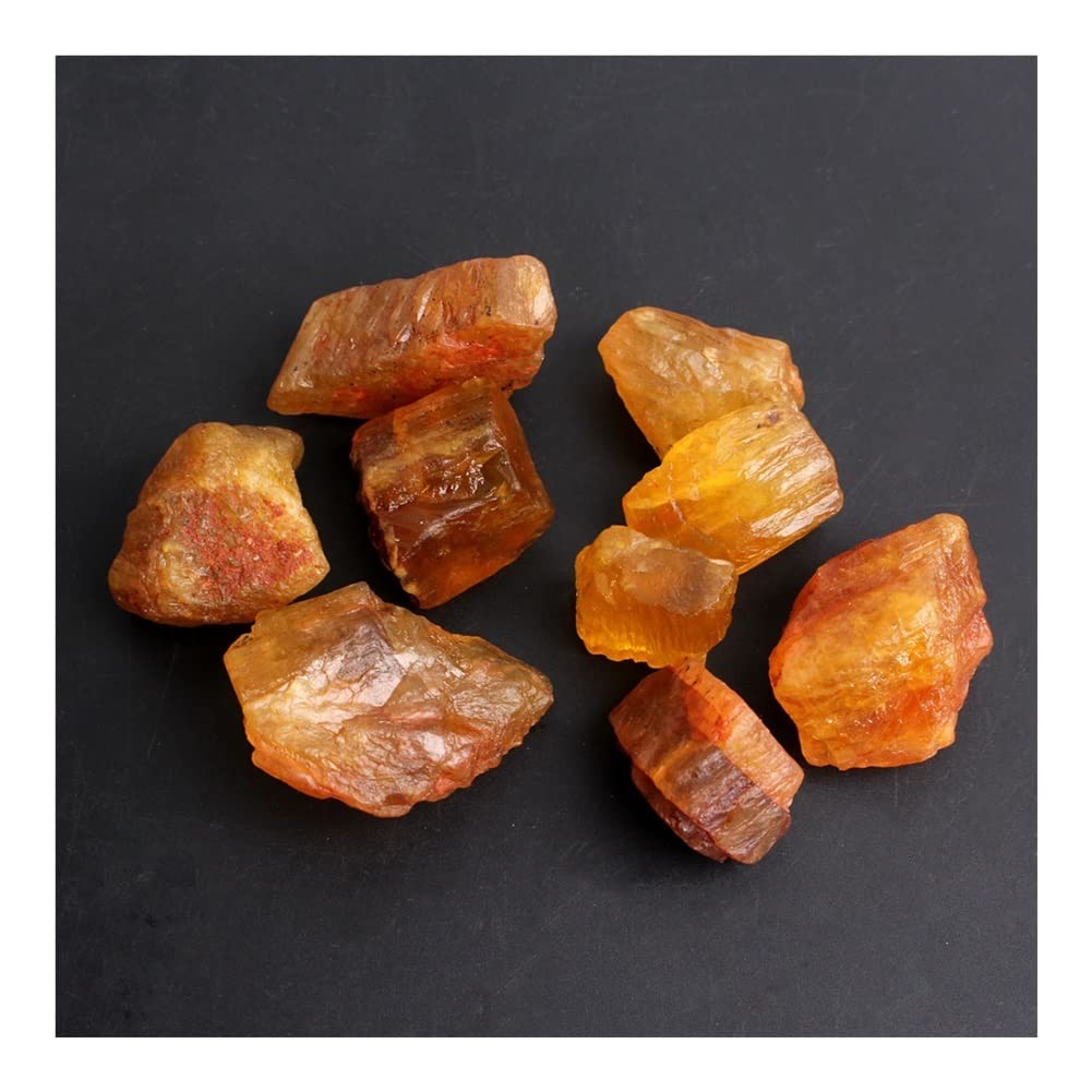 Surowy naturalny kryształ 30 g naturalny surowy żółty fluoryt, surowy kamień kryształowy, odłamki kamienia kwarcowego, ozdoby, okaz skalny, prezent zrób to sam, odpowiednie do kolekcji domowych