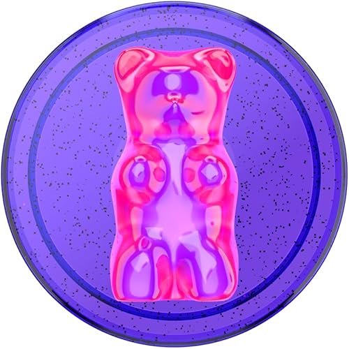 Miniatura 5 de POPSOCKETS Agarre para teléfono con soporte expansible - Gummy Bear Purple