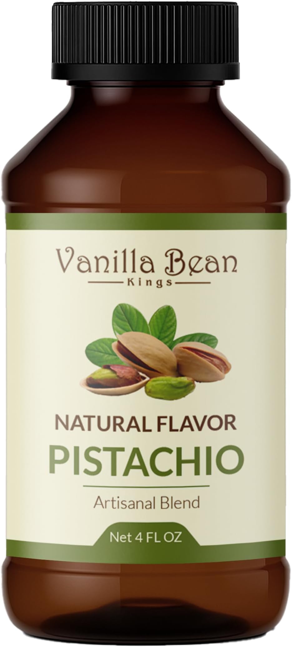 Natural Pistachio Extract for Baking and Flavoring - 4 OZ - Premium Quality Natural Flavors for Baked Goods, Desserts, & Cooking