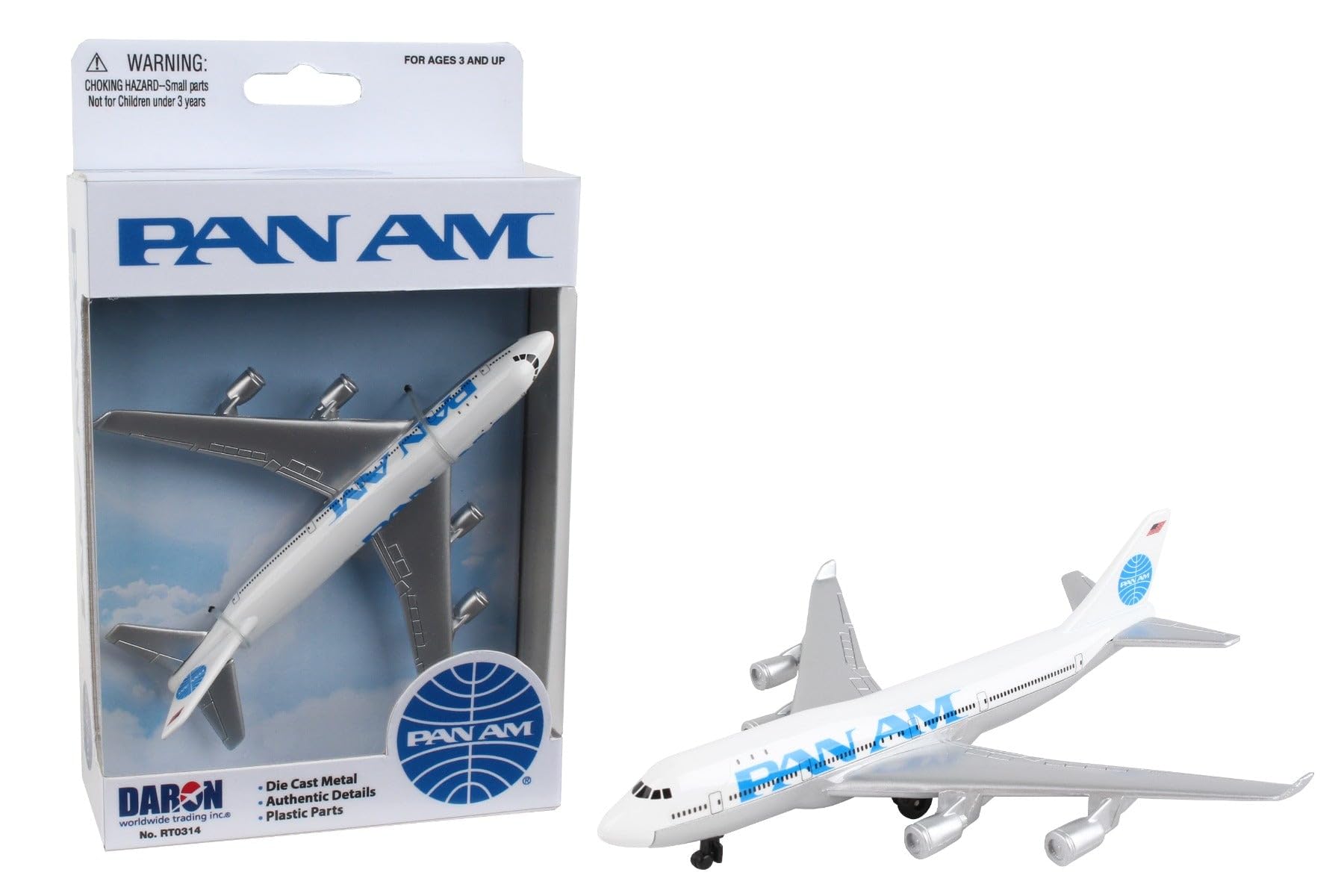 Planes Pan Am Single Plane (RT0314), White