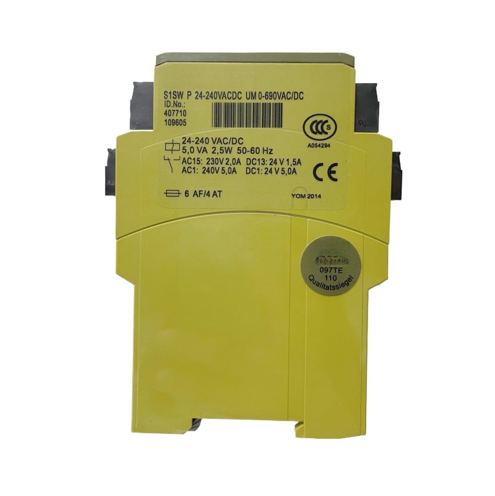 ZVQYSGIW S1SW 407710 Relay 24-240VAC/DC