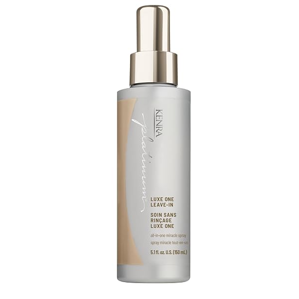 Kenra Platinum Luxe One Leave-In | All-In One Miracle Spray | Enriched with Precious Gold | Opulent Slip & Shine | Therm