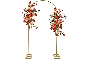 Exquisite Middle Arch Backdrop Stand: 6.6FT Metal Wedding Arch Stand, Base, Baby Shower Decoration