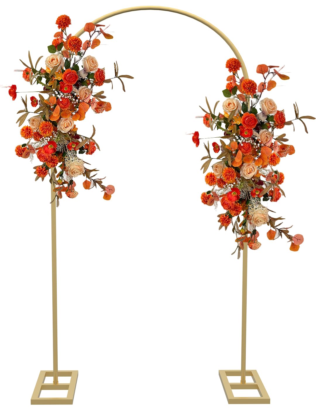 Wedding Arch for Ceremony 7 Ft, Metal Balloon Arches Backdrop Stand