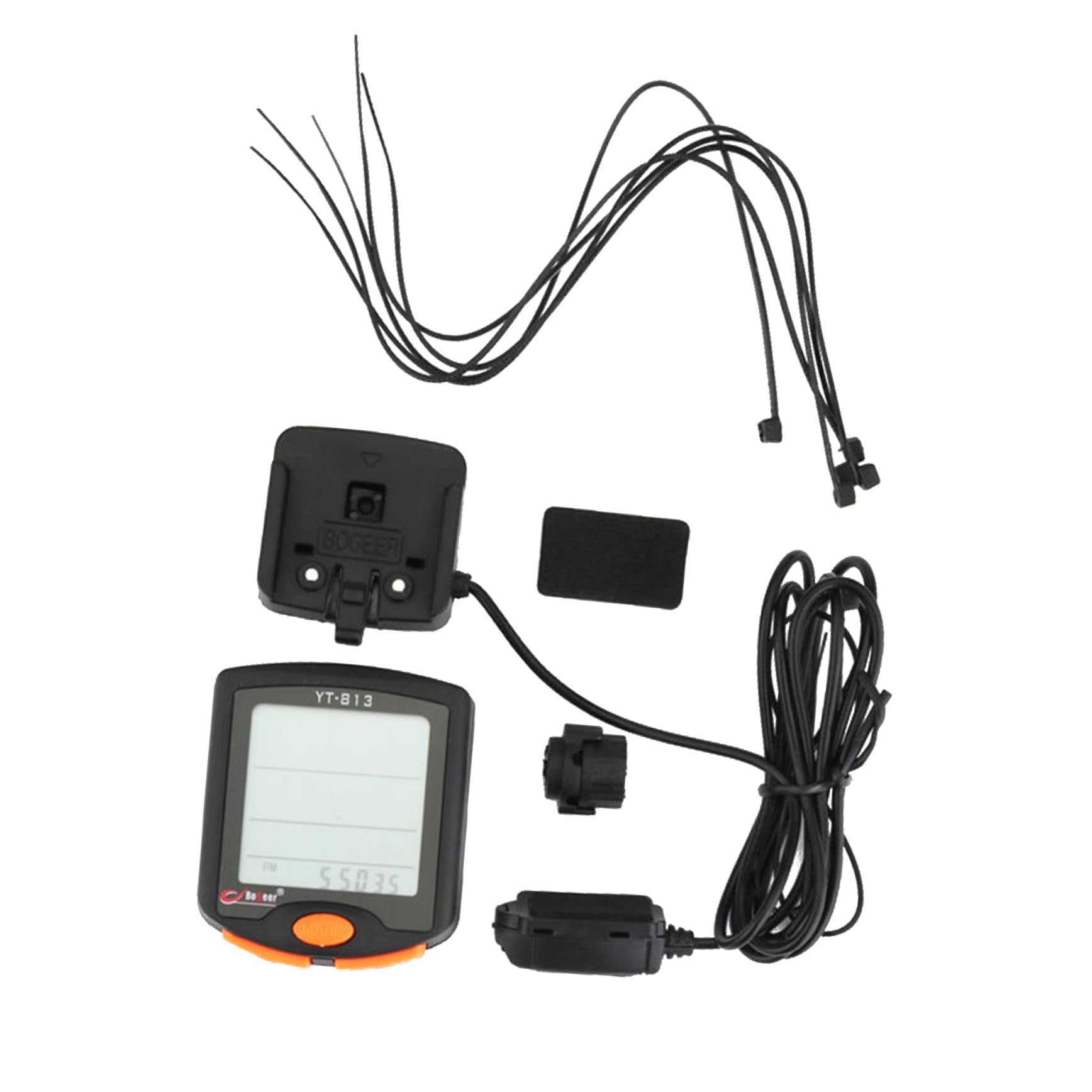 TOYANDONA Computer Da Bicicletta Contachilometri Tachimetro Retroilluminazione Allarme Velocità e Cronometro Display Codici Sicurezza Orologio Calendario Misura Calorie Pedalata