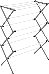Honey-Can-Do DRY-01306 Folding 42-Inch Clothes Drying Rack, Silver/White