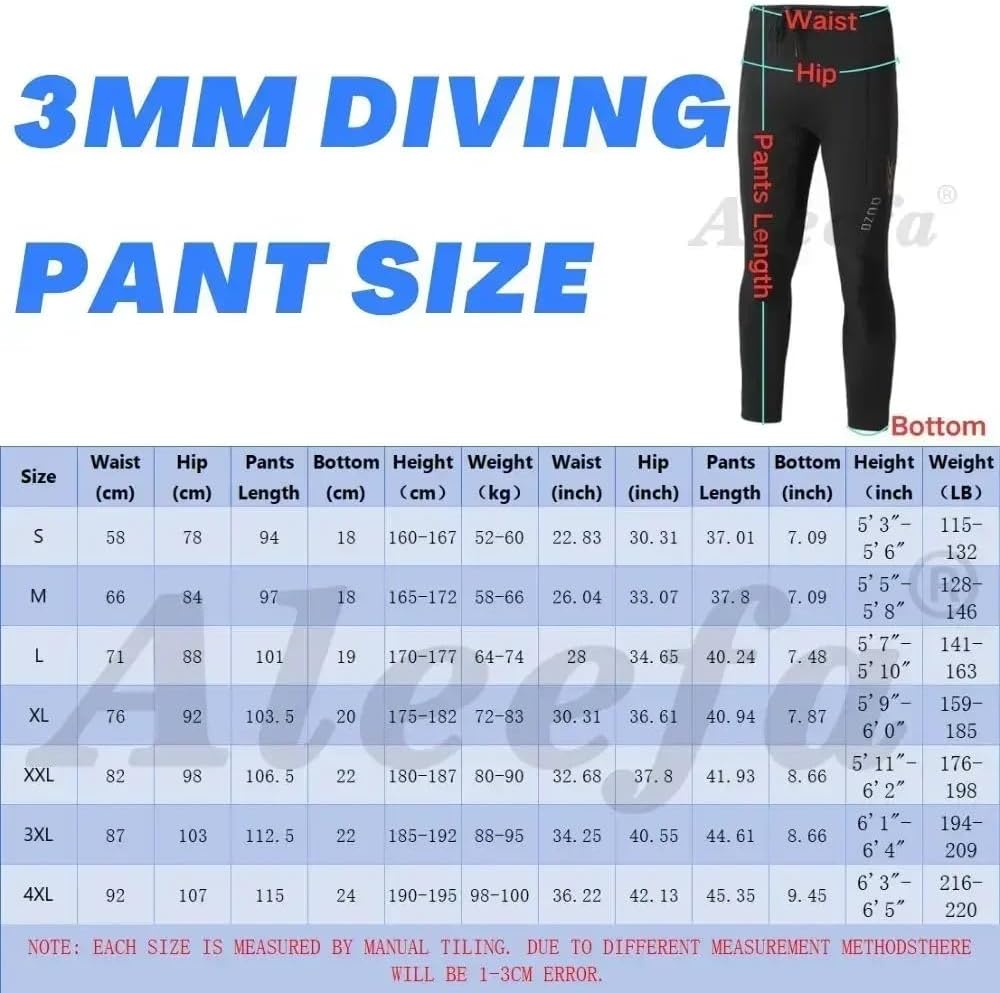 3mm Neoprene Wetsuit Top - Front Zipper, Warm Thermal Jacket for Water Sports