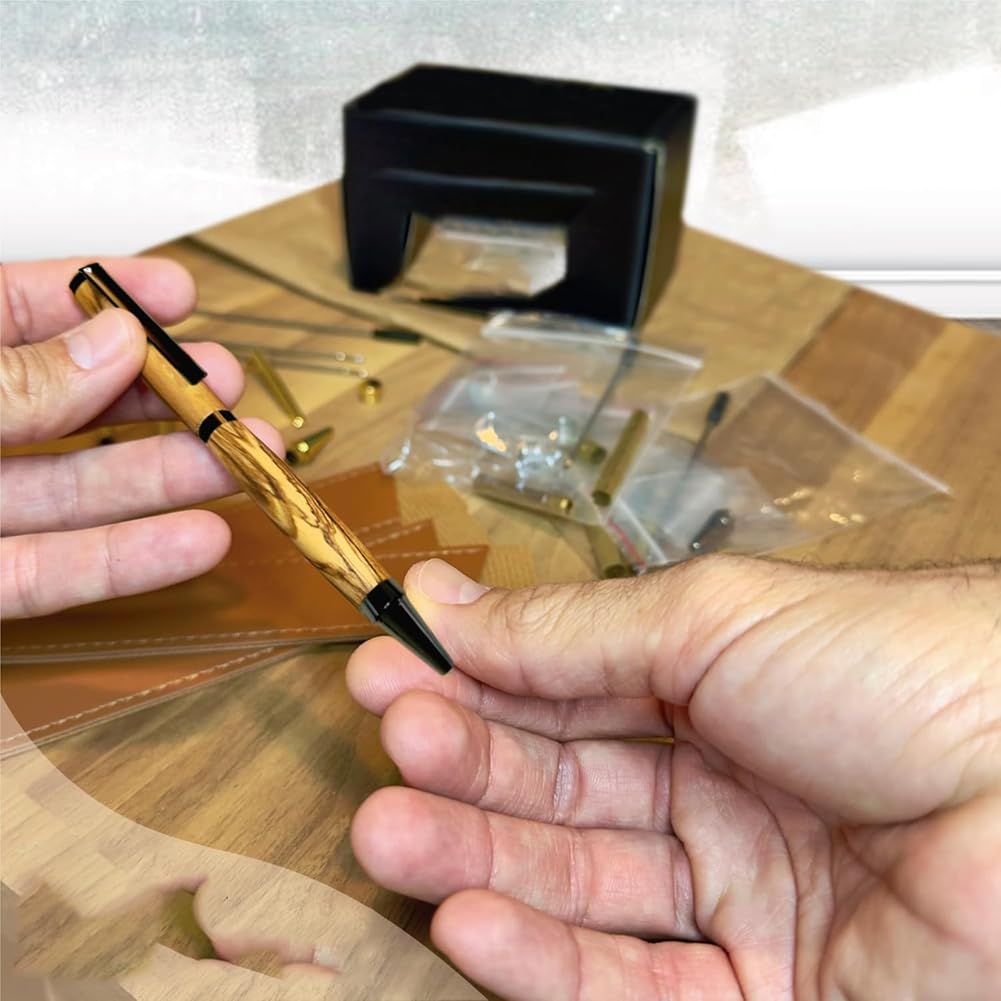 Kit de Bolígrafos para Torneado de Madera, Paquete de 10, Punta Fina de Titanio Premium, Suministros para Torneado, Juego de, Accesorios para Torno.