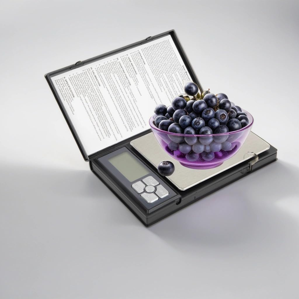 Generic Digital Scale, Notebook Series with Accuracy 0.01gX500g Food, Kitchen, Herbs, Spices, Jewlery, Weiging Scale,LCD Display., Black