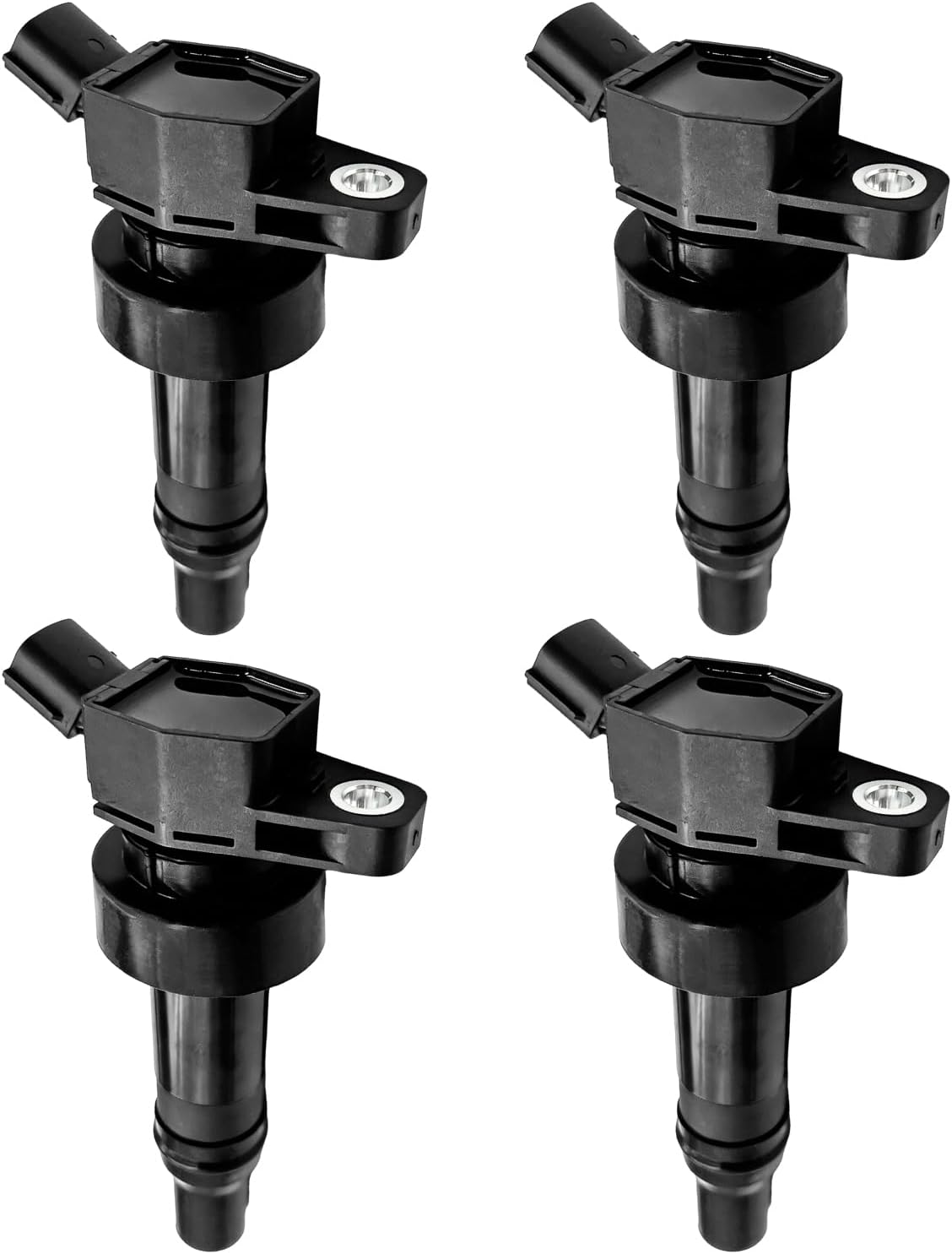 Set of 4 UF652 Ignition Coil Compatible with Hyundai Accent 1.6L 2012-2020, Veloster 1.6L 2012-2017, Compatible with Kia Rio 1.6L 2012-2019, Soul 1.6L 2012-2019 Ignition Coil Pack