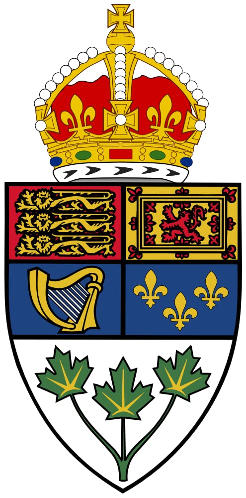 Drapeau XL Crest of the Governor General of Canada 1921-1931 héritage historique