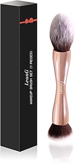 Foundation Makeup Brush - Upgrade Double Ended Powder Contour Makeup Brushes for Face Cheekbones Forehead Jawline