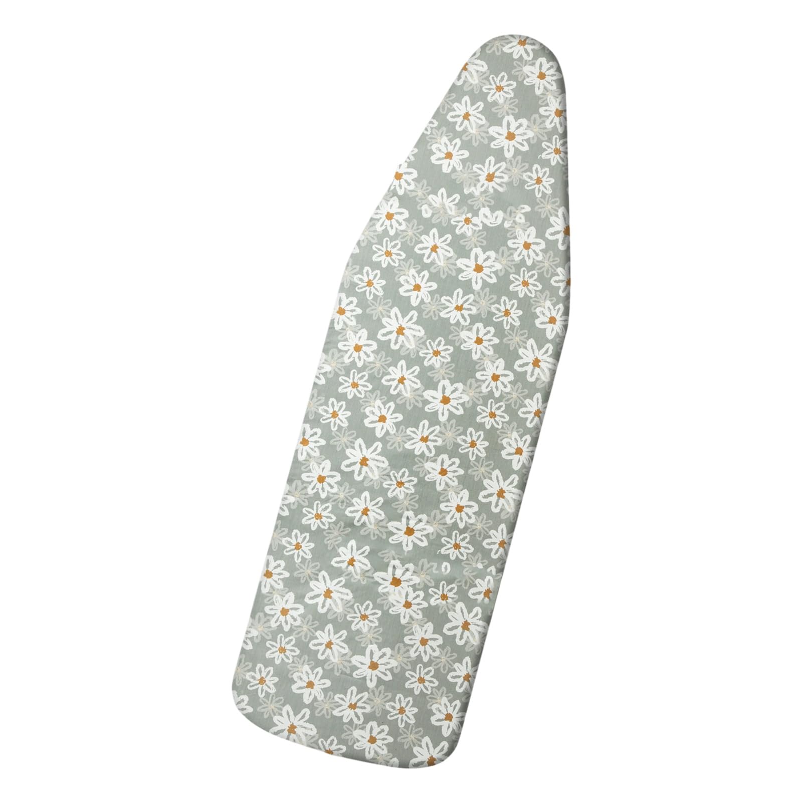 70x45cm Ironing Board Cover Fabric Floral Drawstring Board Cover with AntiSlip Base for Smoothly Ironing