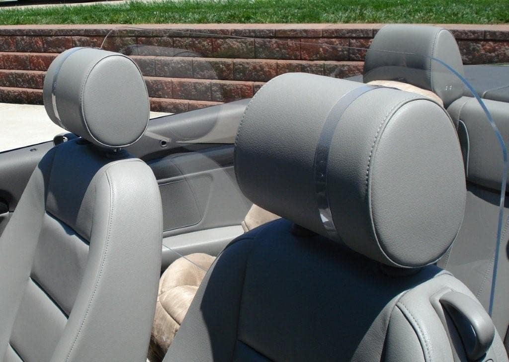 #1 Ranked Wind Deflector Windscreen Windstop Windblocker, Regular Size, Compatible with Ford Mustang 1979-2004.