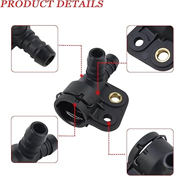 Amazon.com: YINAVAGAD 2762006651 Turbocharger Coolant Return Hose