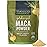Viva Naturals Organic Maca Powder, Gelatinized, 16 oz (1 lb) - Vegan, USDA Organic, Gluten-Free, Non-GMO Peruvian Superfood in Resealable Bag