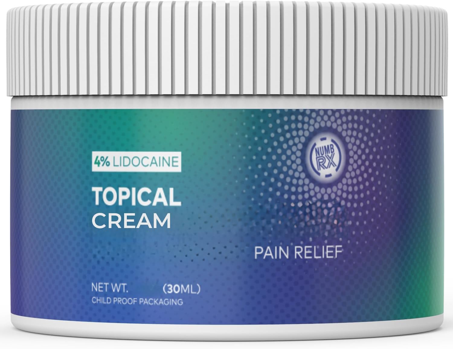 Topical Lidocaine 4% Numbing Cream for Skin Procedures – No-Mess Application for Waxing, Hair Removal & Body Prep – Long-Lasting, Fragrance-Free Comfort – 1oz Tube