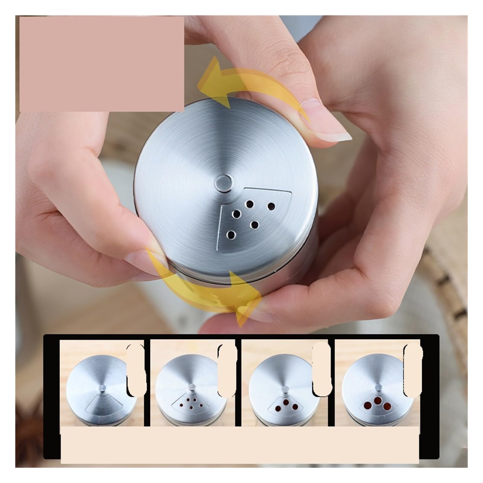 12pcs Seasoning Rotating Bottle Pour Sucre