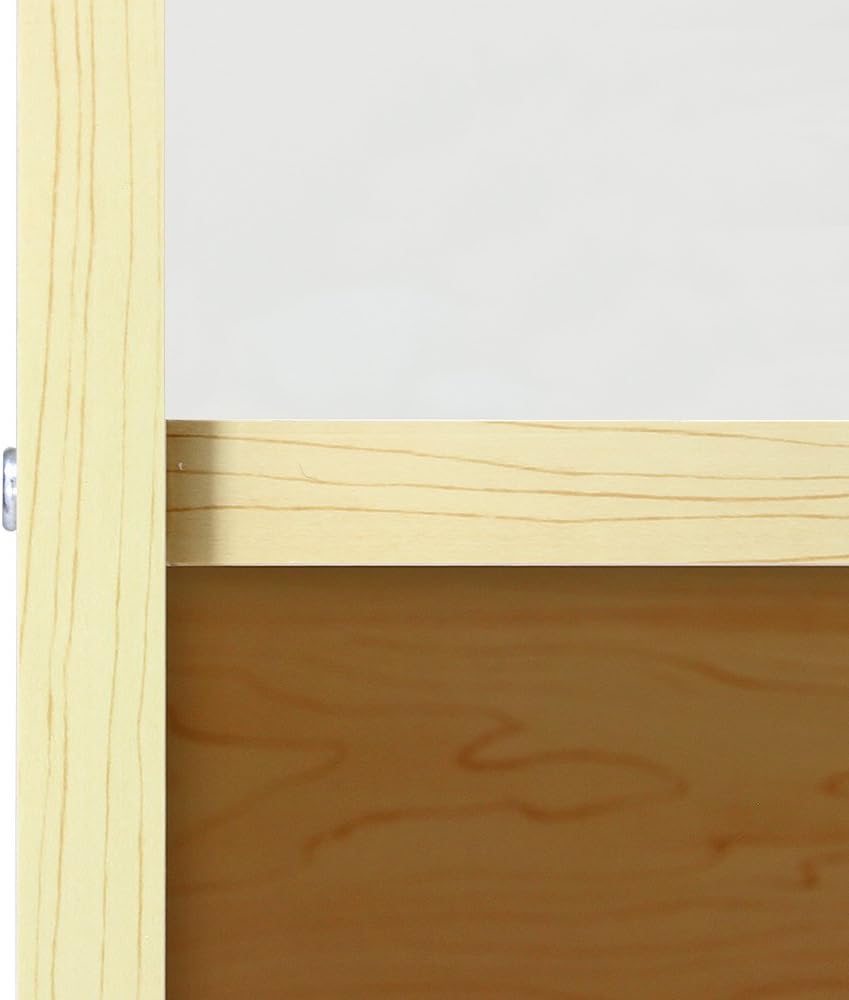 Close-up of the tempered glass shelf in the C1200 counter