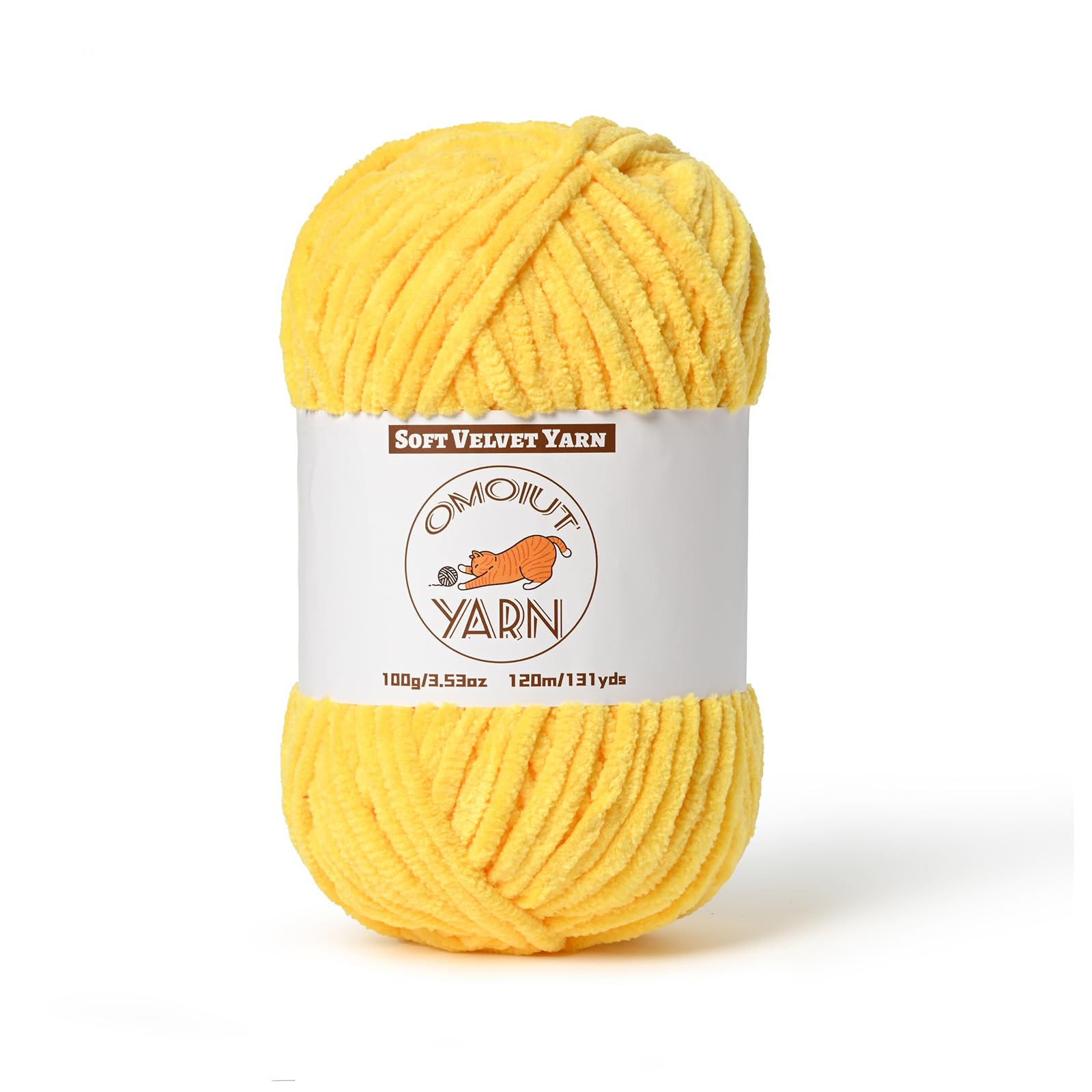 Amazon.com: OMoiut Fluffy Velvet Chenille Yarn for Crocheting