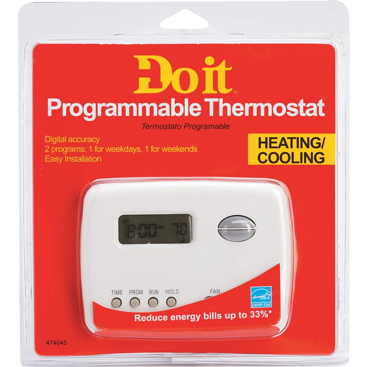 white-rodgers 1E78–151 Digital 5/2 Tage programmierbar Vertikal Thermostat mit EN-, NA