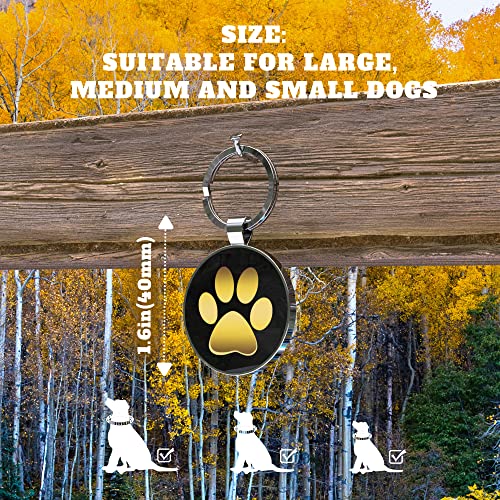 Kekid Qr Code Dog Tag,Dog Tags Personalized For Pets, Custom Dog Name Id Tags Personalized Dog And Cat Tags -Free Online Pet Page Prevent Lost/Modifiable #TOP4