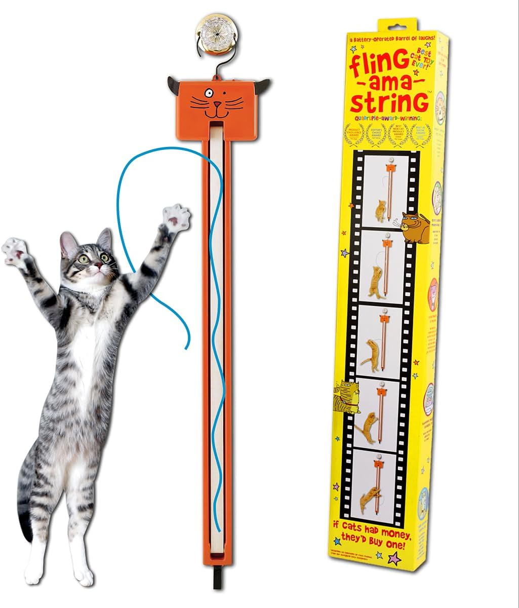 Moody Pet Fling Ama String Cat Toy, Fas-1