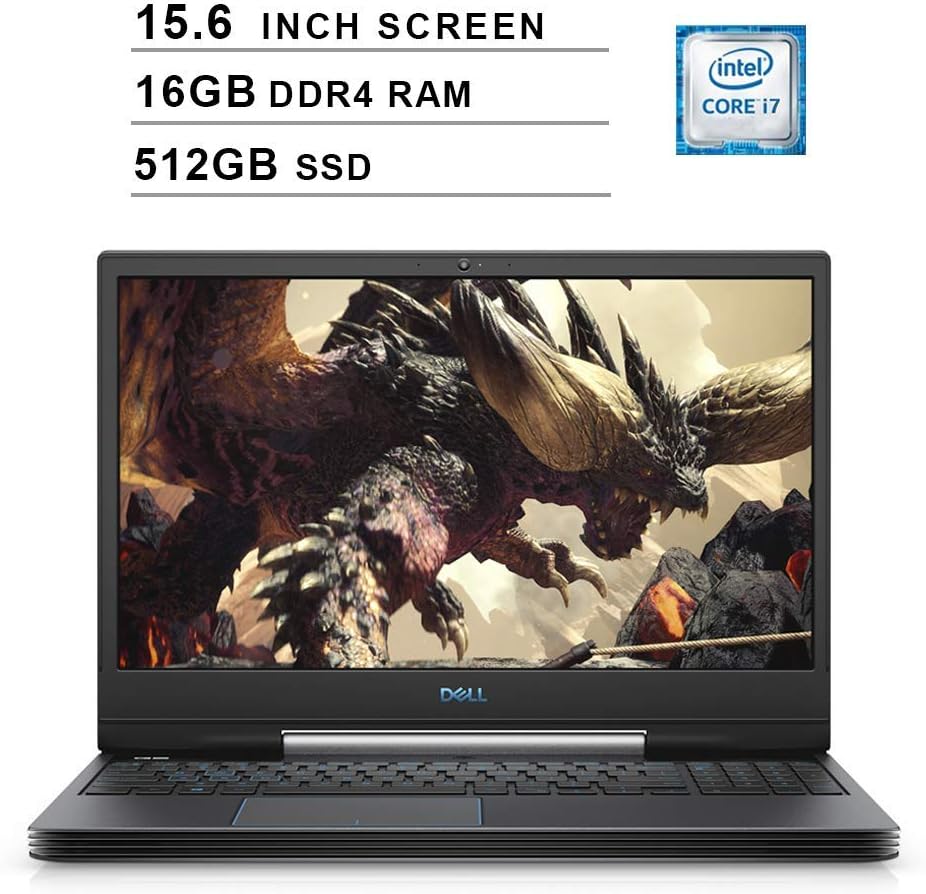 Best 2020 Dell G5 15 5590 15.6 Inch FHD Gaming Laptop (9th Gen Intel 6-Core i7-9750H up to 4.5 GHz, 16GB RAM, 512GB SSD, NVIDIA GeForce RTX 2060, Bluetooth, WiFi, HDMI, Windows 10) (Black) (Renewed) Special 2020 Dell G5 15 5590 15.6 Inch FHD Gaming Laptop (9th Gen Intel 6-Core i7-9750H up to 4.5 GHz, 16GB RAM, 512GB SSD, NVIDIA GeForce RTX 2060, Bluetooth, WiFi, HDMI, Windows 10) (Black) (Renewed)