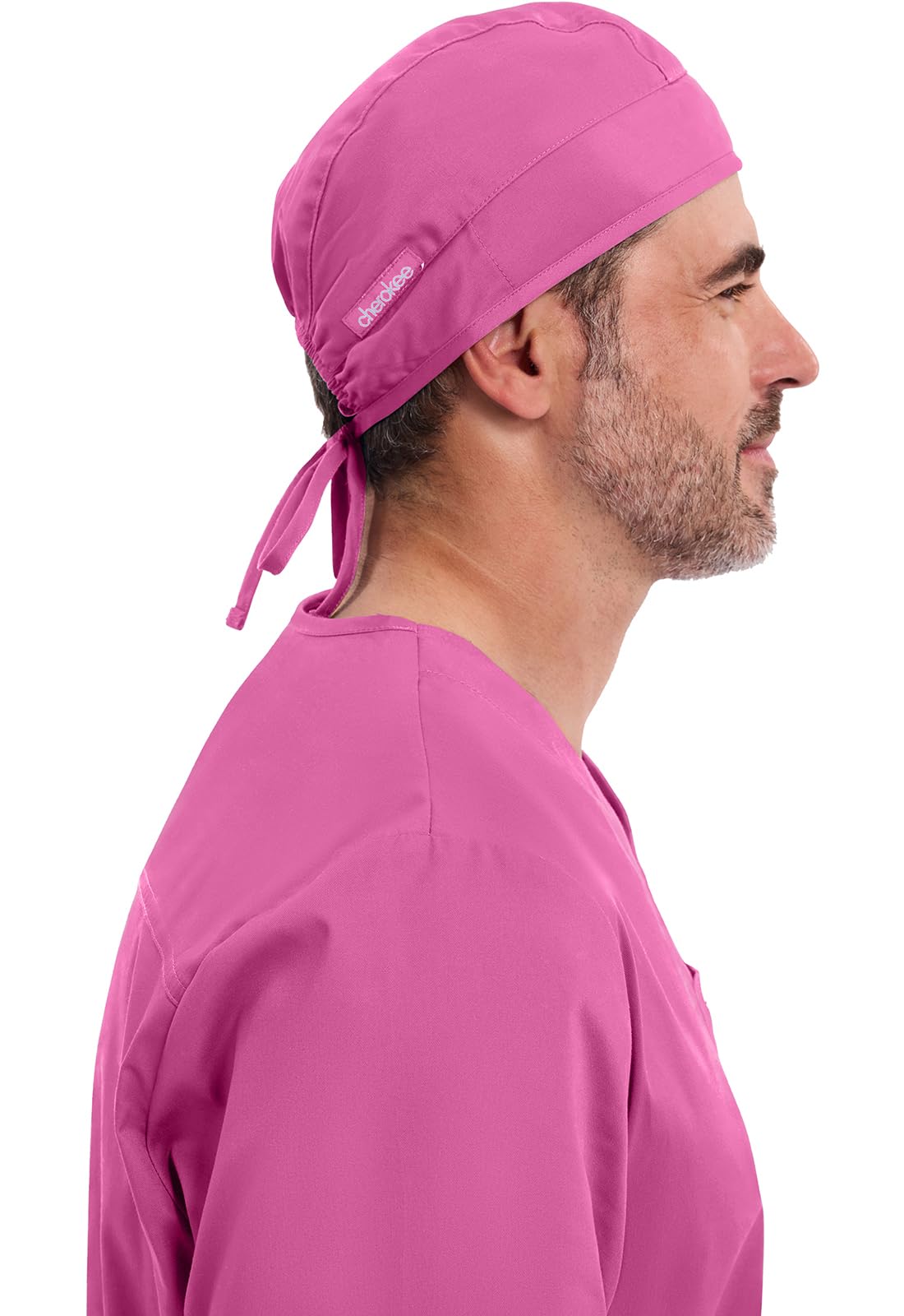 Cherokee Cuffia chirurgica unisex, con elastico regolabile, leggera, traspirante, antiscivolo, 2506
