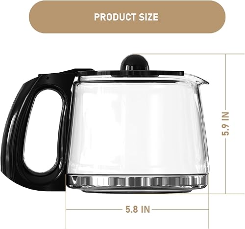 Miniatura 3 de Cafetera de 12 tazas de repuesto compatible con Keurig K-Duo Single Serve K-Cup Pod & Carafe, (no compatible con el modelo K-Duo Essentials), 1