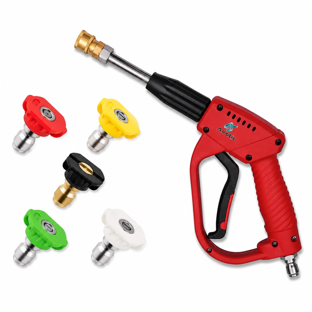 airotic Pressure Washer Gun 5000PSI,High Pressure Washer Gun with, 3/8" Quick Connect Plug-picture-32