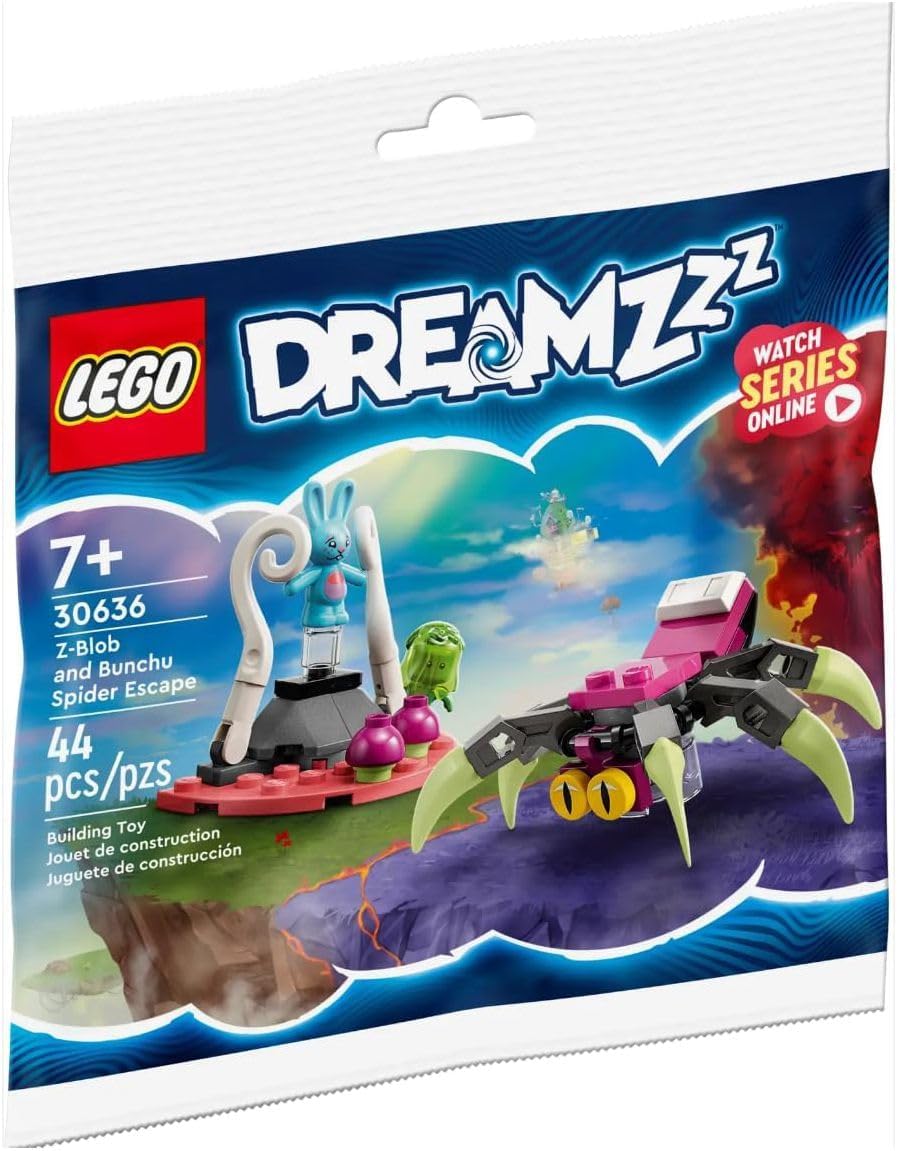 Dreamzzz Z-Blobs and Bunchus Escape from the Spider Construction Toy